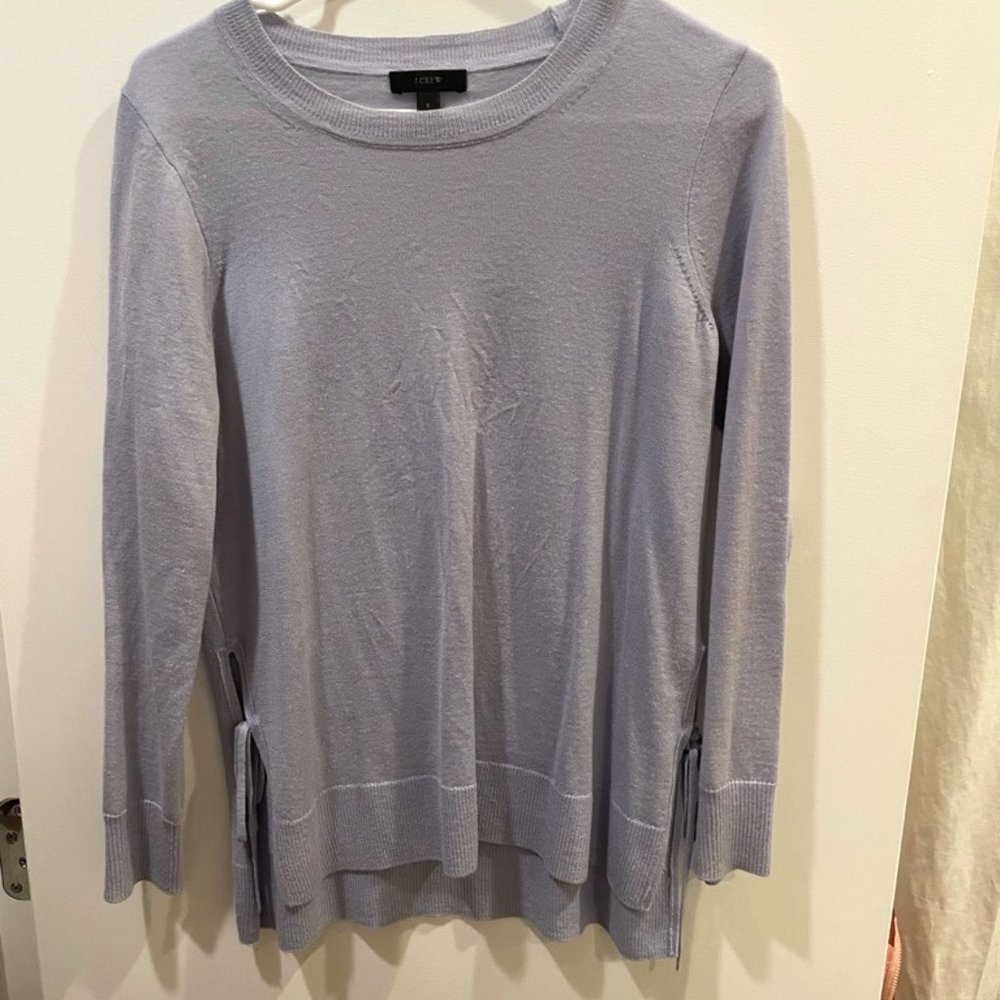JCrew Tie- Side Sweater